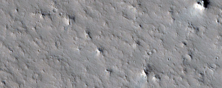 Possible Lava Flow Front in Amazonis Planitia