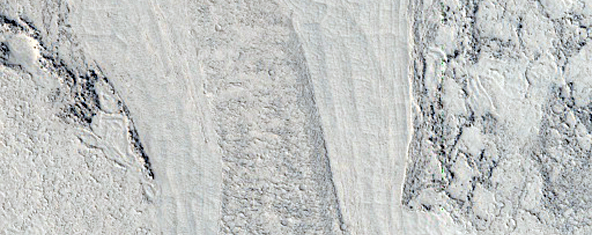 Possible Channelized Lava Feature in South-Central Elysium Planitia