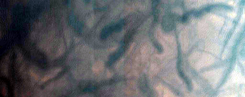 Dune Change Detection in Kaiser Crater