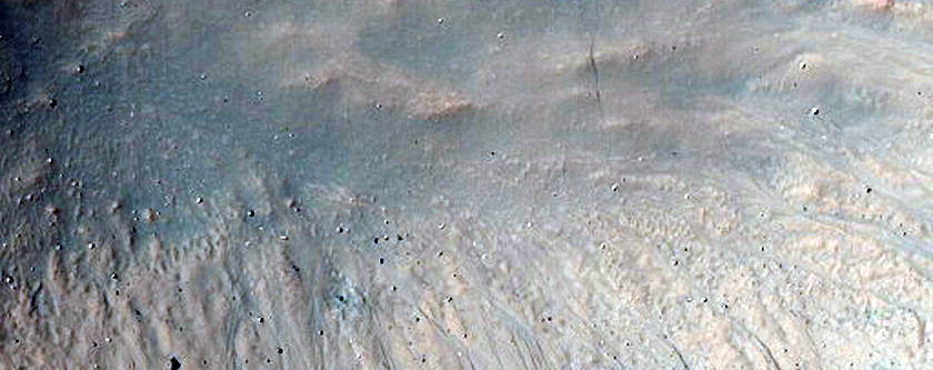 Well-Preserved Crater
