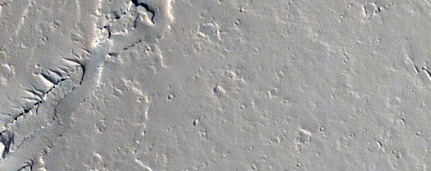 Channels in Tharsis Region
