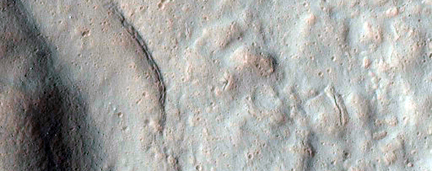 Western Half of Gullied Crater within Gasa Crater Secondary Field