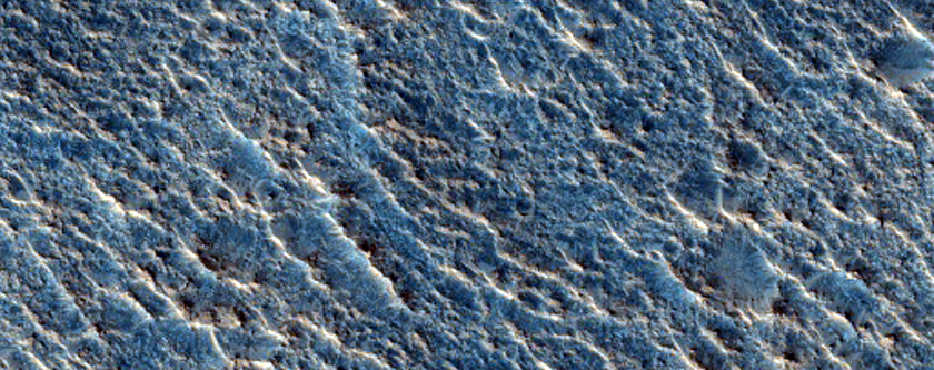 Olivine-Bearing Plateau in Northern Ares Vallis System