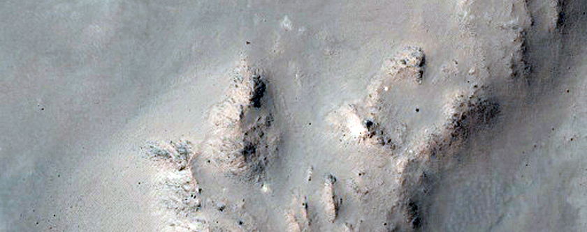 East Half of Well-Preserved Impact Crater
