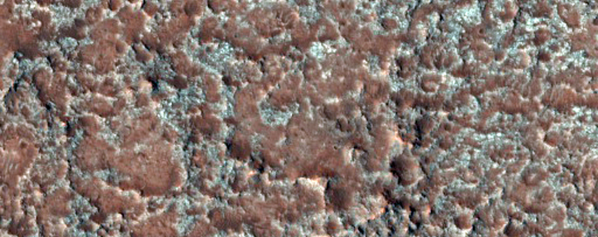 Tyrrhena Terra Crater Floor Deposit