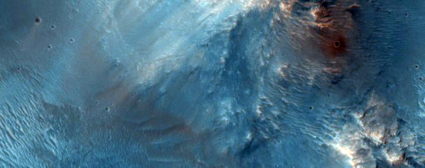 Fan on Crater Floor