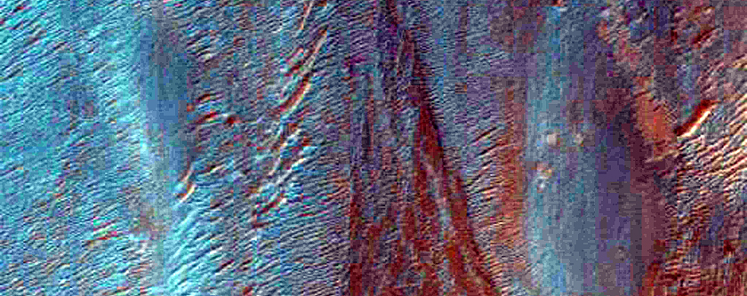 Possible Hematite-Rich Terrain in Eos Chasma