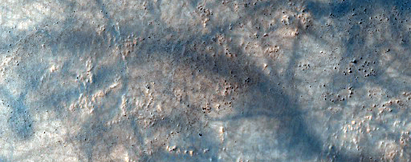 Gully and Apron on Crater Wall As Seen in THEMIS Image V26204009