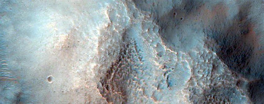 Central Uplift in Gander Crater