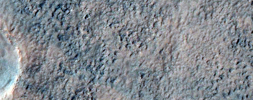Thermally Distinct Terrain West of Slipher Crater