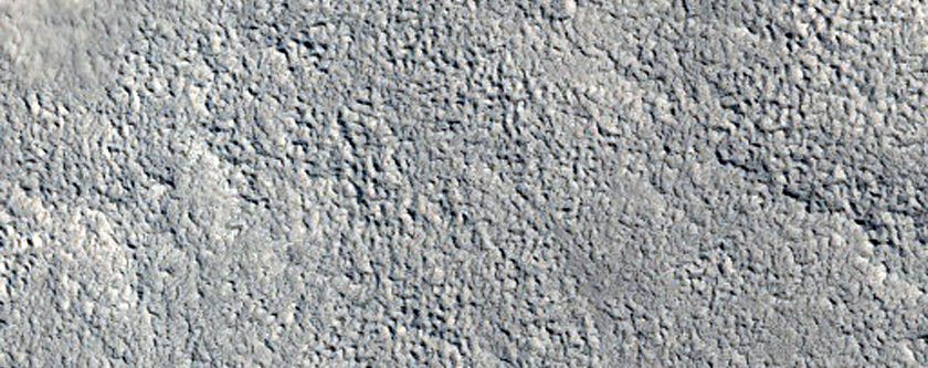 Channel in Mamers Valles Crater with Phyllosilicates