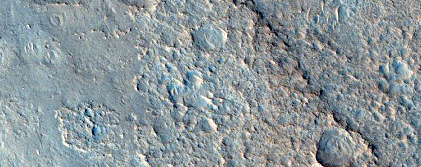 Wrinkle Ridges in West Meridiani Planum