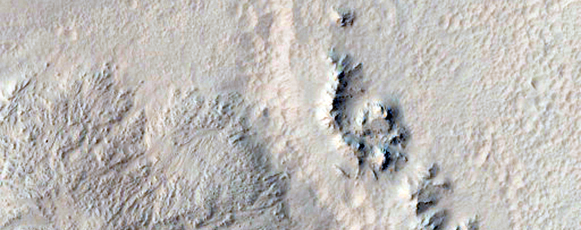 Gasa Crater Gullies