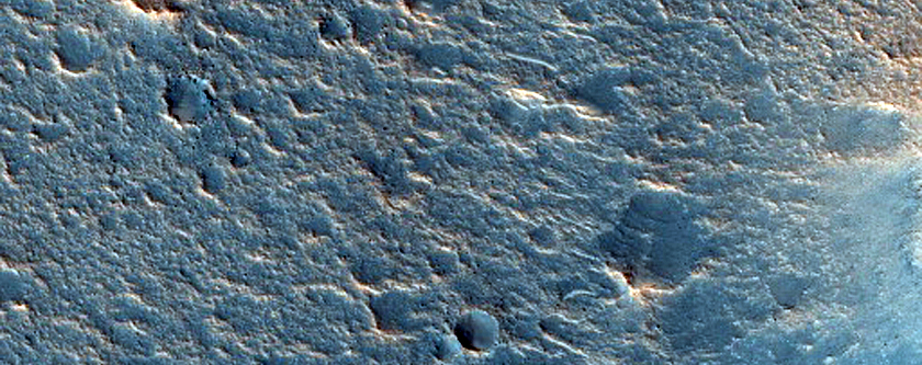 Mounds in Central Chryse Planitia and Possbile MSL Rover Landing Site