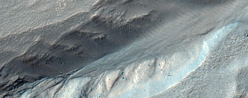 Multiple Eras of Gully Activity along Southern Hemisphere Crater Wall