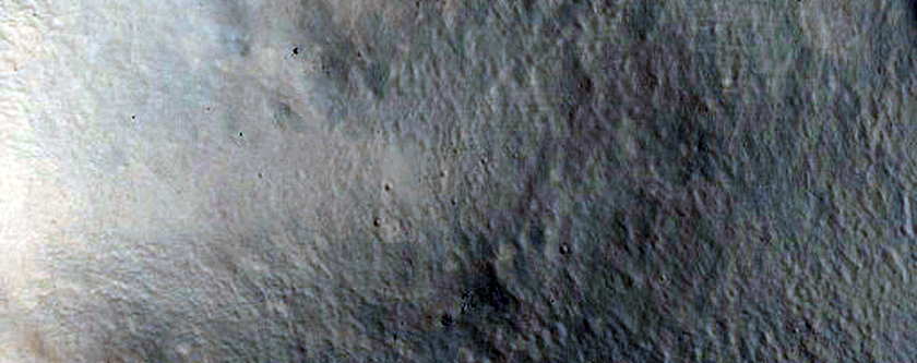 Rugged Crater with a Central Peak
