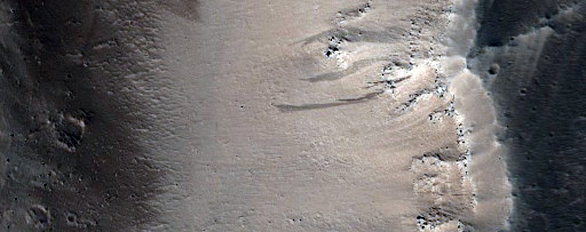 Shallow Pits with Buttes in Tractus Fossae