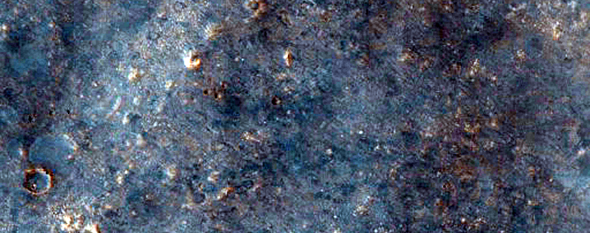 Possible Olivine-Rich Crater in Solis Planum