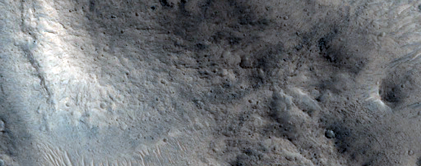 Clustered Mounds in Hypanis Valles Region