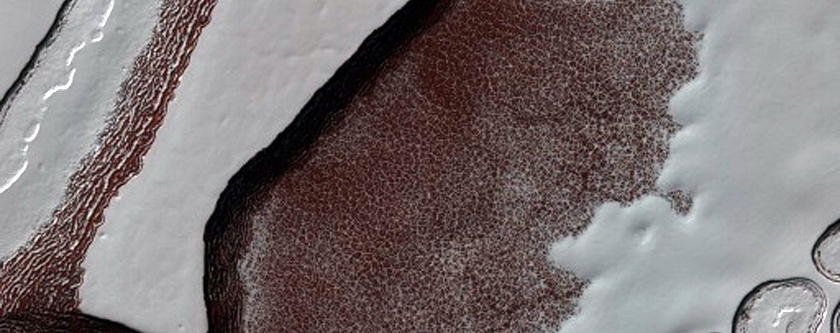 South Polar Residual Cap Erosion