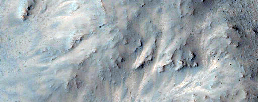 Well-Preserved 6-Kilometer Crater in Terra Sabaea