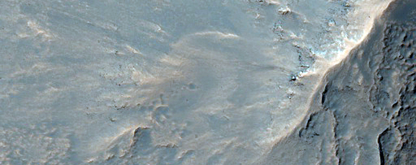 Olivine-Rich Crater Rim Remnant in Terra Sirenum