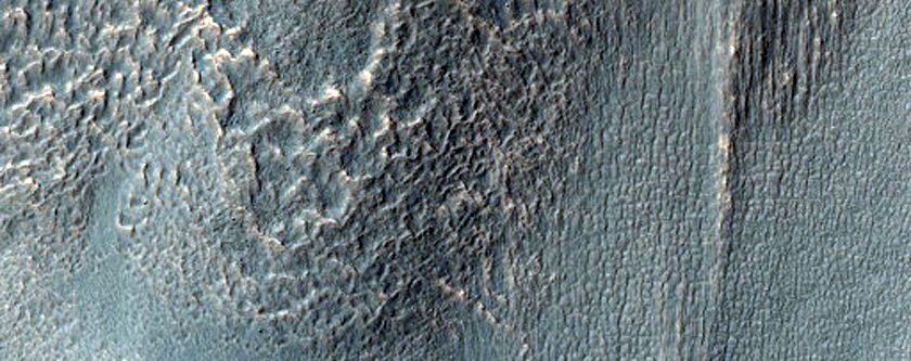 Tongue-Shaped Flow Feature in Hellas Montes Region
