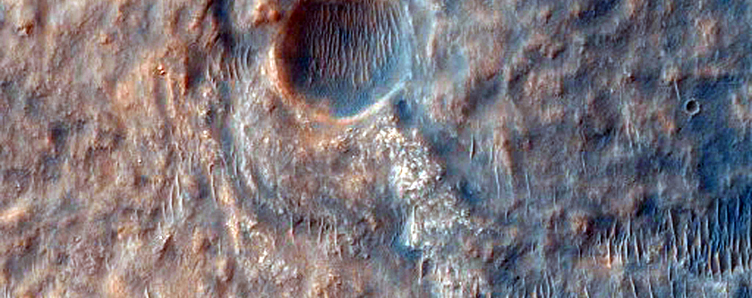 Dune Changes in Green Crater
