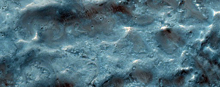 Northern Floor of Oudemans Crater