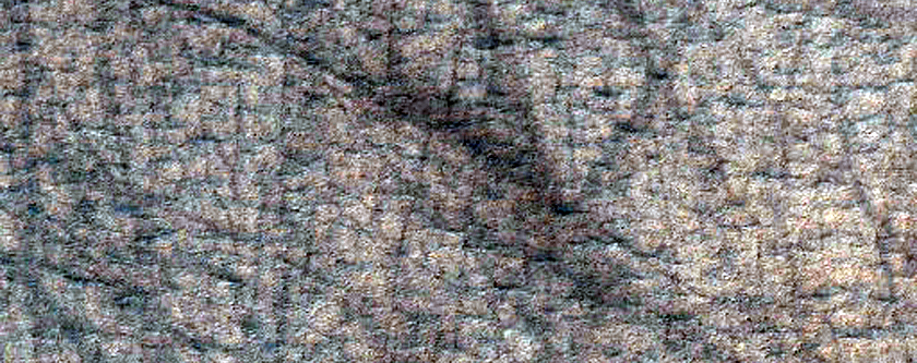 Olivine-Rich Crater Wall in Terra Sirenum