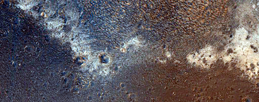 Light-Toned Material in Noctis Region Fracture