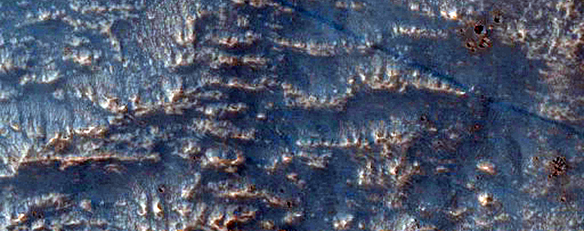 Olivine-Rich Crater Ejecta in Solis Planum