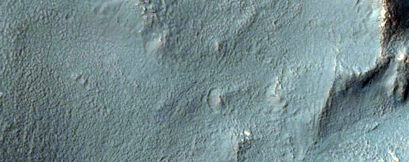 Slope of Penticton Crater