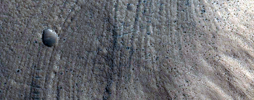 Well-Preserved Irharen Crater