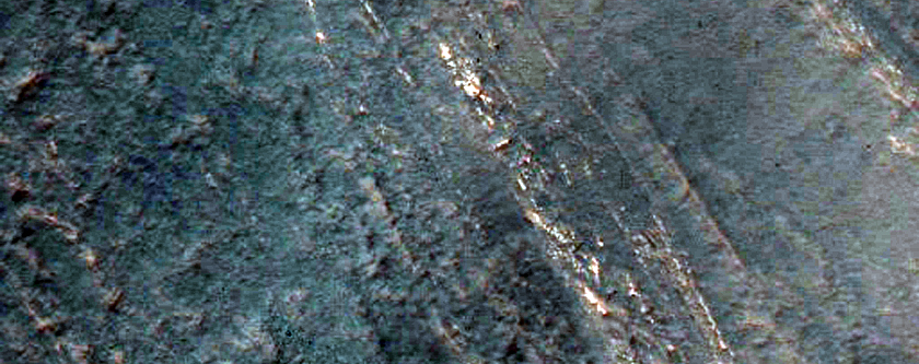 Layers on Hellas Planitia Rim and Proposed Site for Future Exploration