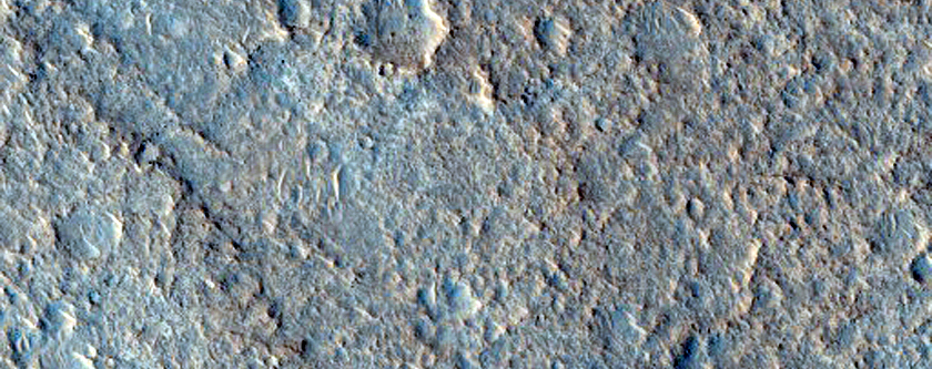 Wrinkle Ridges in West Meridiani Planum