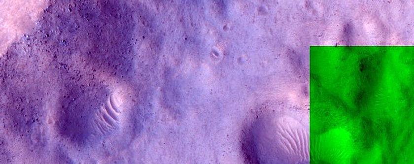 Possible Future Landing Site at Edge of Libya Montes