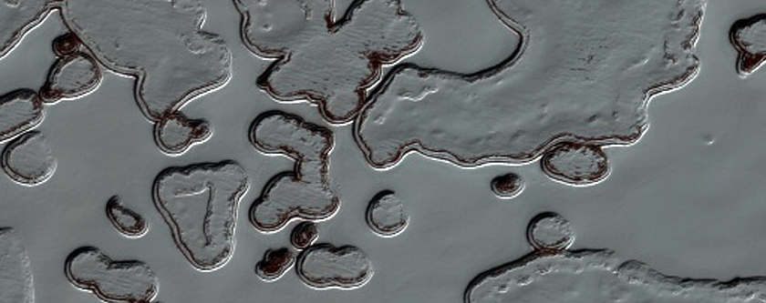 South Polar Residual Cap and Layered Deposits
