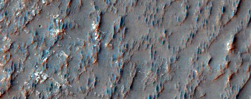 Possible Olivine in Crater Floor in Noachis Terra