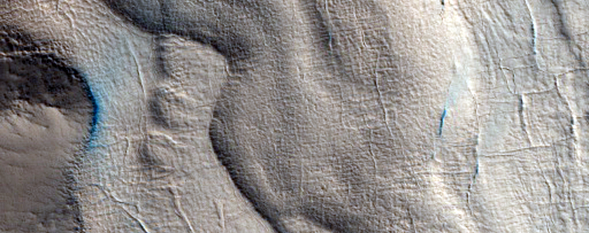 Lines of Pits in Protonilus Mensae