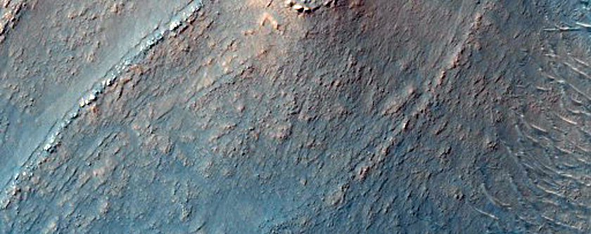 Banded Feature in Argyre in MOC Image R14-00651