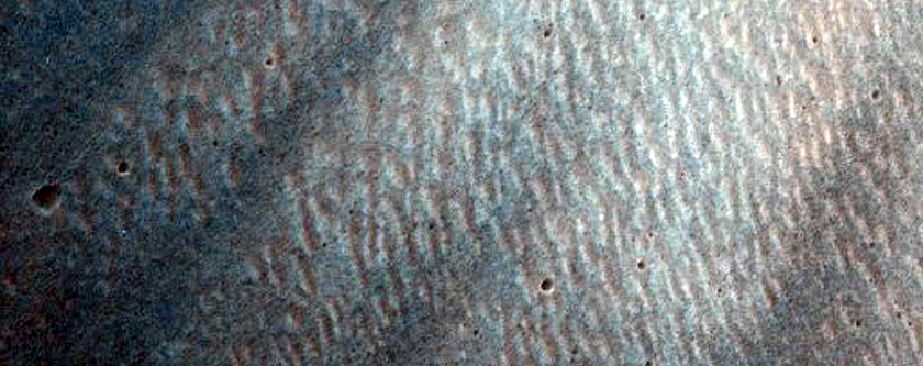 Landslide Scarp in Ius Chasma