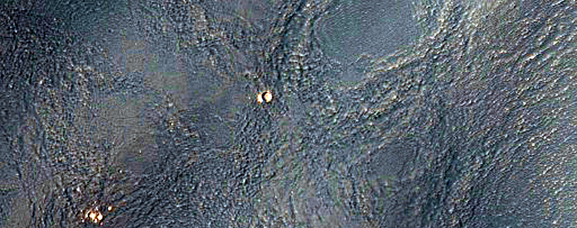 Southern Mid-Latitude Collapsed Crater