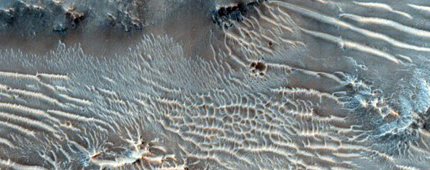 Small Chaos-Like Region in Tyrrhena Terra Intercrater Plains
