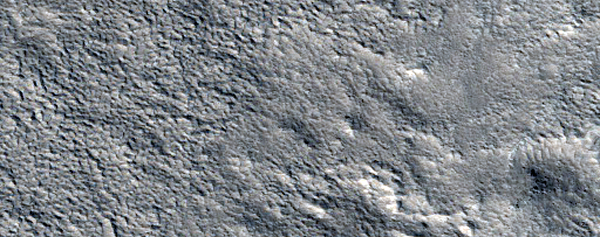 Source Region of Flow Lobe from Galaxias Fossae