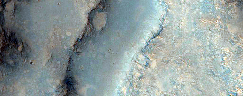 Terrain in Gale Crater
