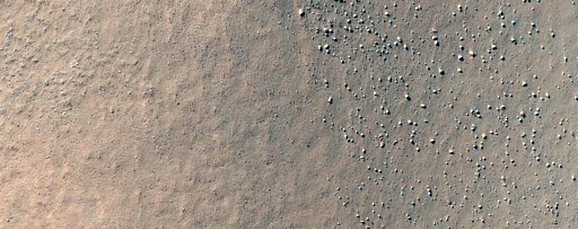 Central Structure in Douglass Crater