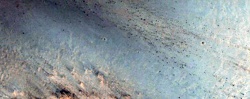 Central Pit of Impact Crater in Northwestern Noachis Terra