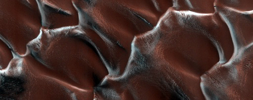 North Polar Dunes with Abundant Sand