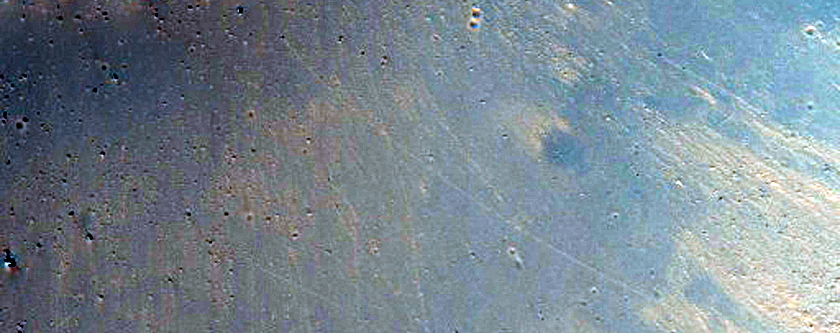 Crater in Northwest Herschel Crater